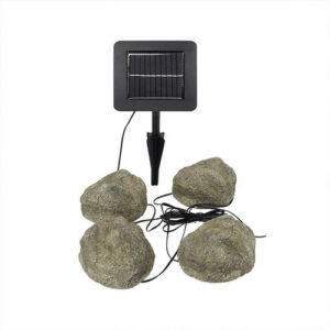 Resin Solar Waterproof Outdoor String Lights Imitation Stone Lights