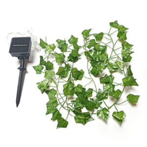 DANIEL Solar Copper Maple Leaf Garden Lamp – Modern Style