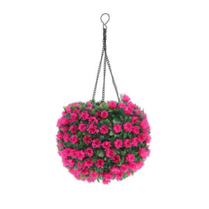 APRIL Metal Flower Solar Pendant Light for Garden, Wedding & Birthday - Nordic Style