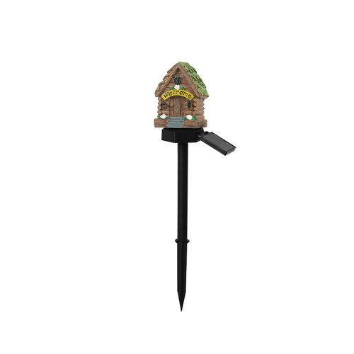 PIXIE Solar Resin Outdoor Light for Park, Villa & Garden - Decorative Style