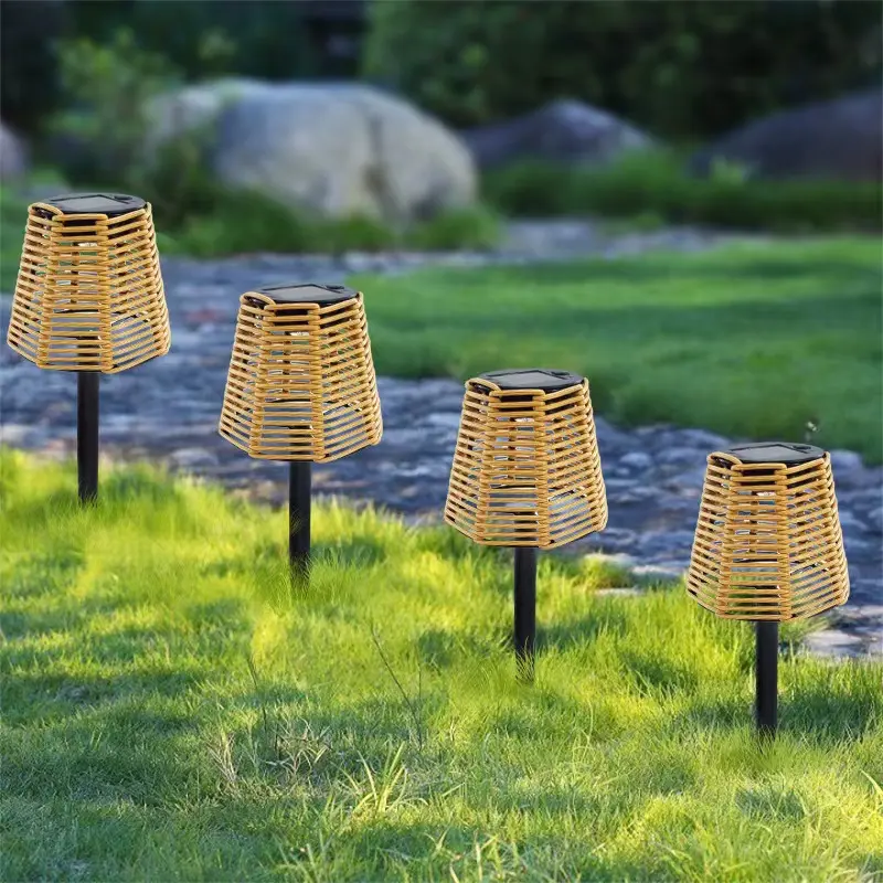 Easy installation of wireless solar garden lights