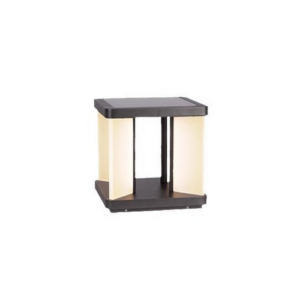 HOFFMAN Acrylic Solar Post Lamp for Garden & Pathway - Modern Style