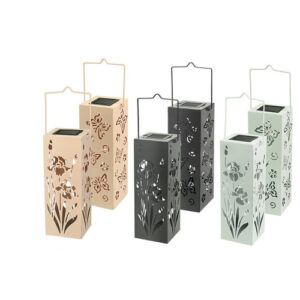 JASPER Iron Solar Outdoor Lights for Villa, Garden & Patio - Modern Style