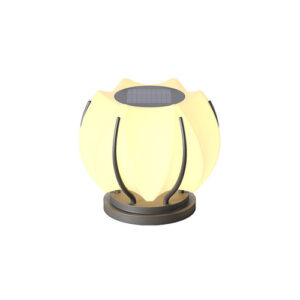 PUCHEU PE Outdoor Solar Post Lamp for Garden & Courtyard - Modern Style