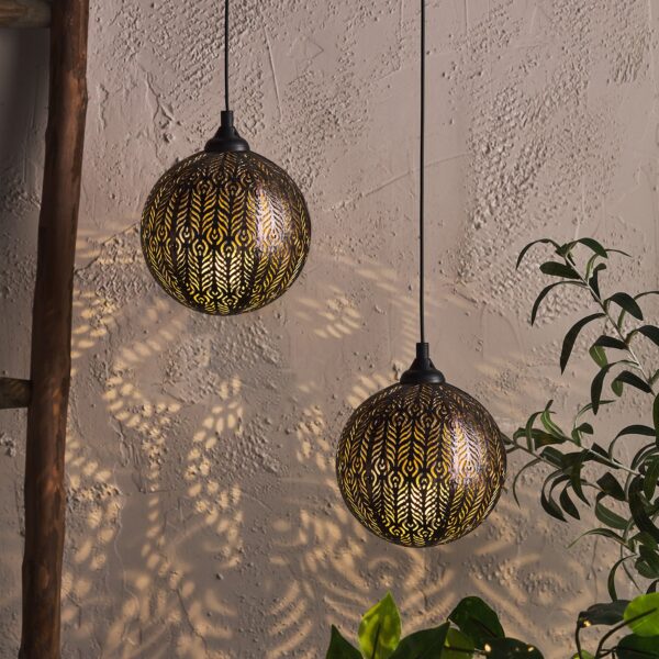 Moroccan Hanging Solar Lanterns Bundle