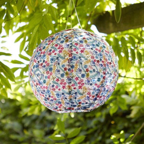 Valencia Floral Solar Lantern