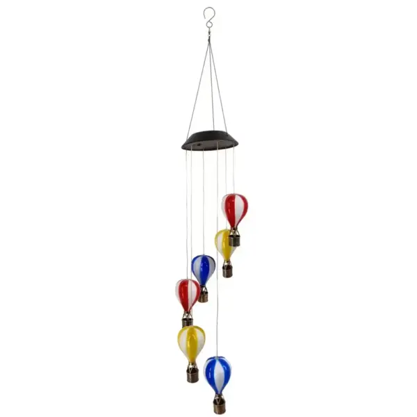 Solar Hot Air Balloon Wind Chime Light MS40751