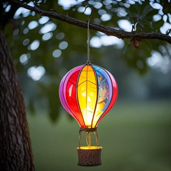LED Solar Flaming Balloon Light MS50181 - Image 2